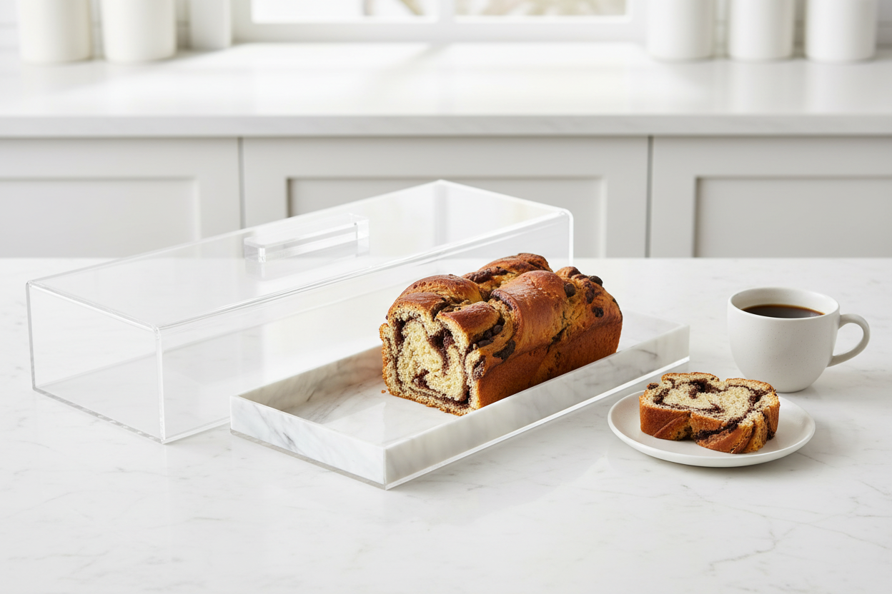 Cake Box – Gold & Silver Handles