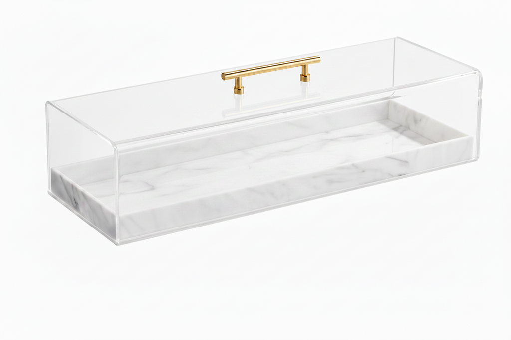 Cake Box – Gold & Silver Handles