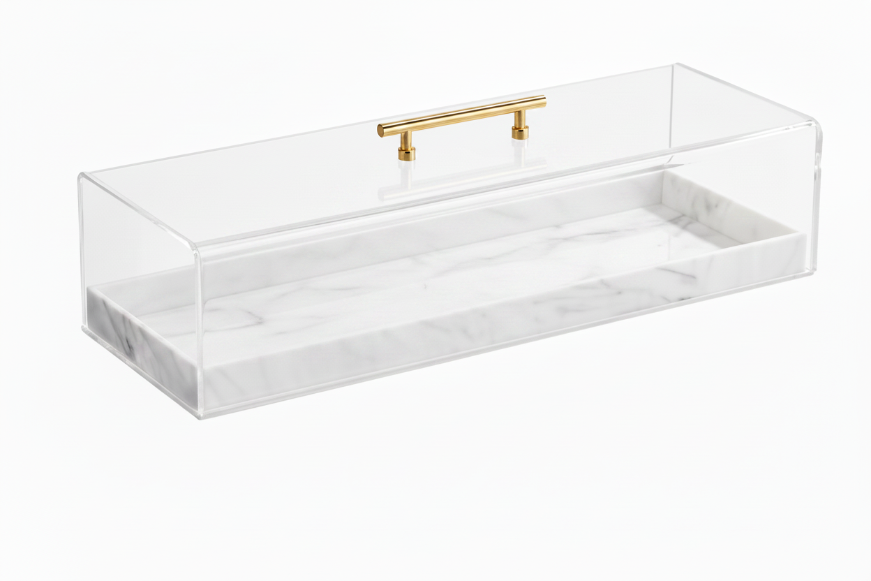Cake Box – Gold & Silver Handles