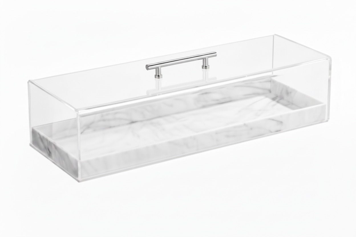 Cake Box – Gold & Silver Handles