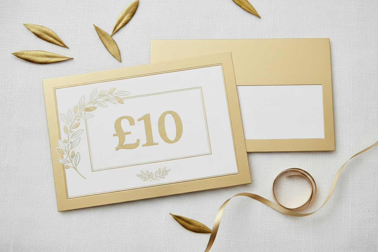 Olive & Gold £10 Gift Card
